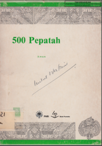 Image of 500 Pepatah (e-book)