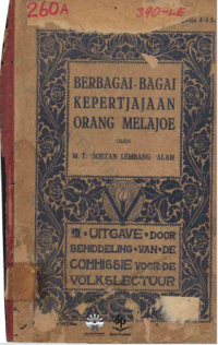 Image of Berbagai Kepertjajaan Orang Melajoe E-Book