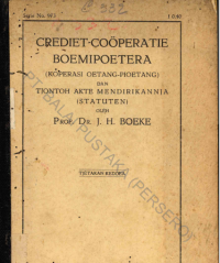 Image of Crediet Cooperatie Boemipoetra E-Book