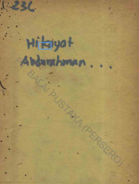 Image of Hikajat Abdoerrahman dan Abdoerrahim E-Book