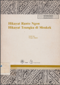 Image of HIKAYAT RANTO NGON HIKAYAT TEUNGKU DI MEUKEK (e-book)